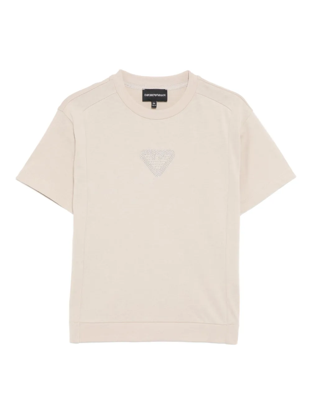 Emporio Armani Kids eagle logo ASV T-shirt | Neutrals | Image 1