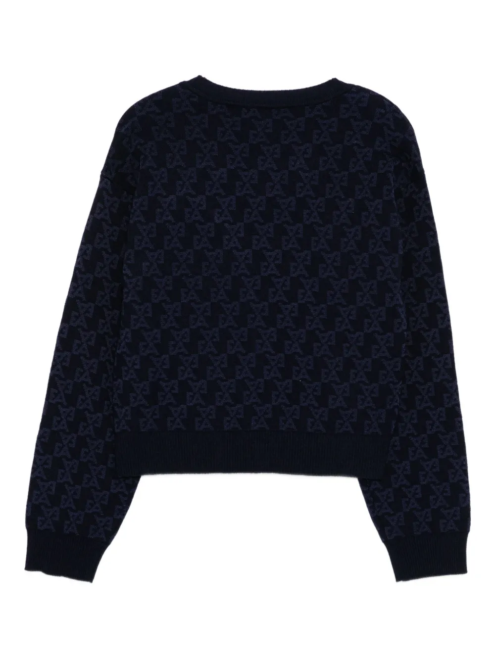 Emporio Armani Kids Vest met monogram Blauw