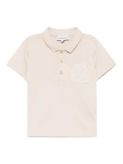 Emporio Armani Kids logo-embossed polo shirt