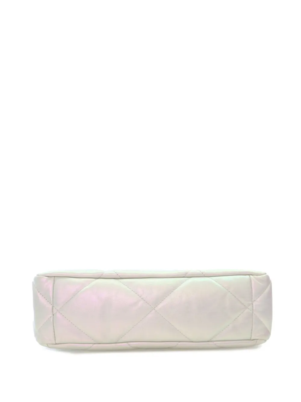 Pre-owned Chanel 2021 Large Iridescent Lambskin 19 Flap Satchel