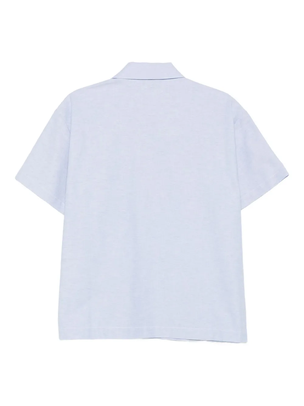 Coperni embroidered-logo short-sleeve shirt Blauw