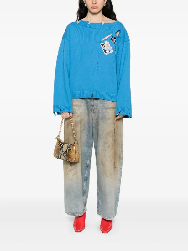 CHARLES JEFFREY LOVERBOY ダメージデニム