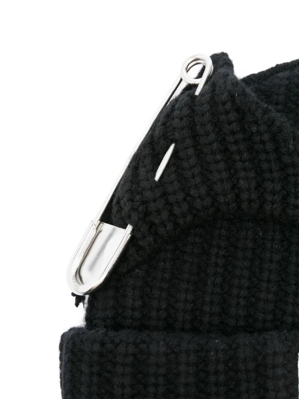 Charles Jeffrey Loverboy safety-pin wool-blend beanie hat | Women | Image 2