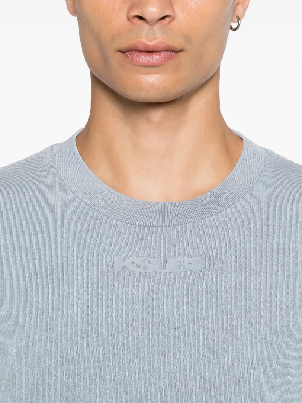 Ksubi Scott Ekess katoenen T-shirt met logodetail Blauw