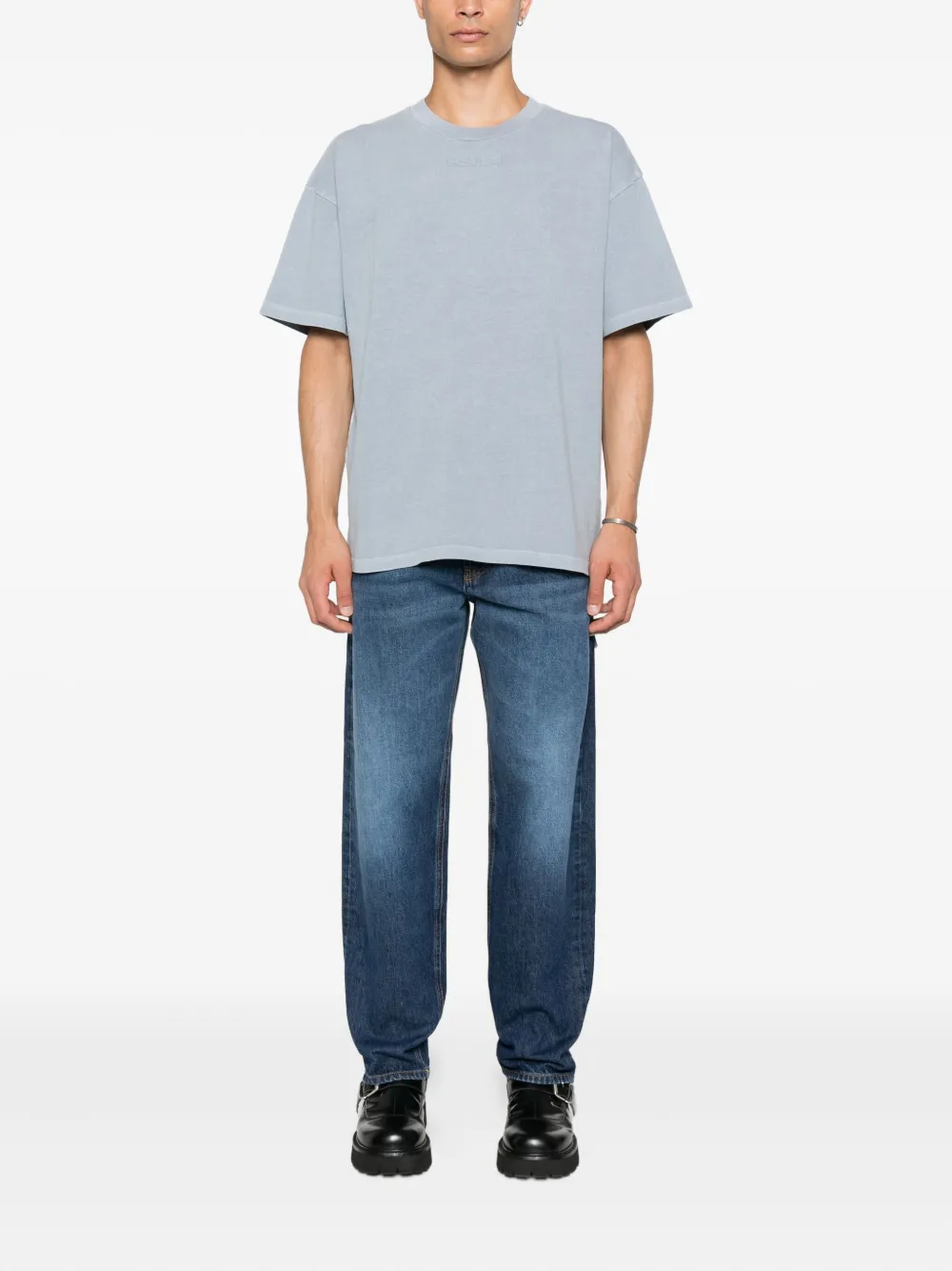 Ksubi Scott Ekess katoenen T-shirt met logodetail Blauw