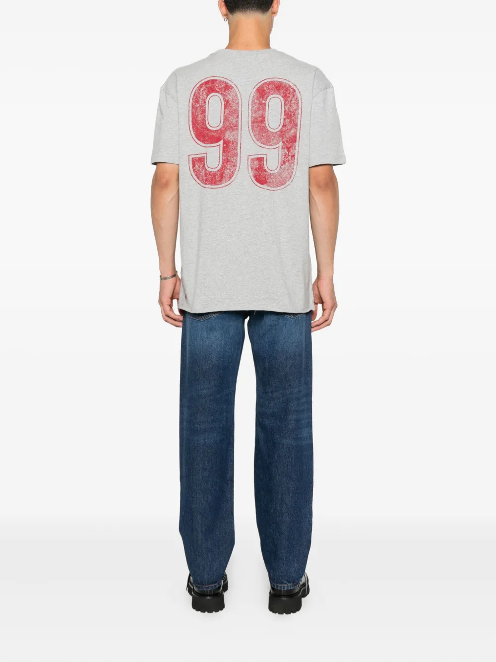 Ksubi Stinger Biggie T-shirt met logo Grijs