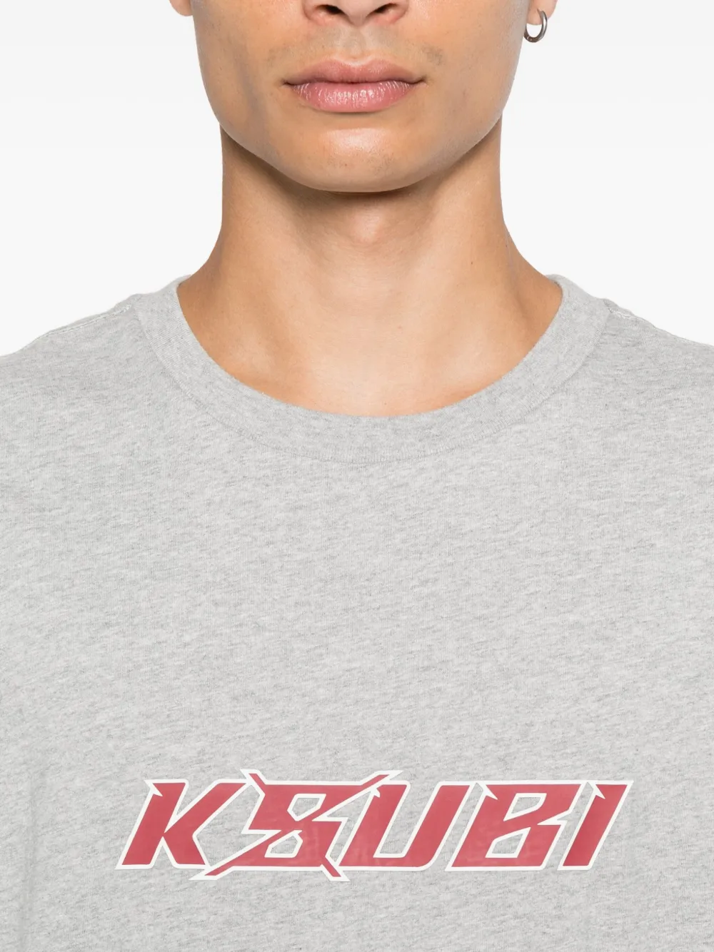 Ksubi Stinger Biggie T-shirt met logo Grijs