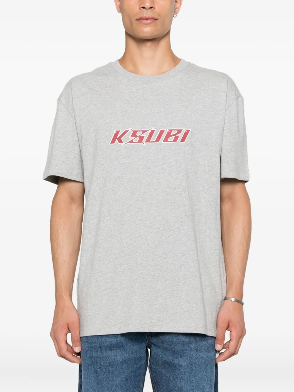 Ksubi Stinger Biggie T-shirt met logo Grijs