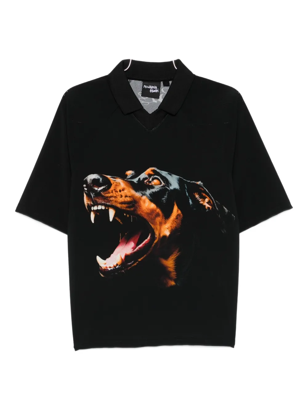 Ksubi Dog-print Polo Shirt In Multi