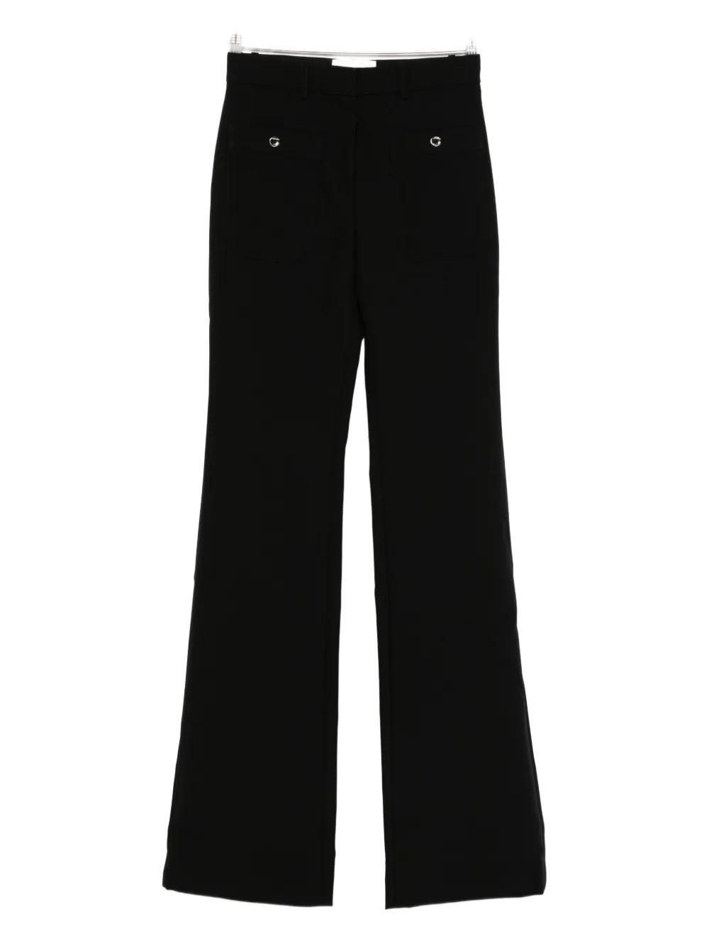 Coperni Button-embellished Tailored Trousers In Black