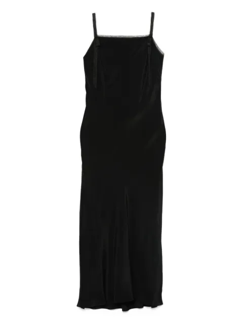 Rochas ribbon-trimmed slip dress