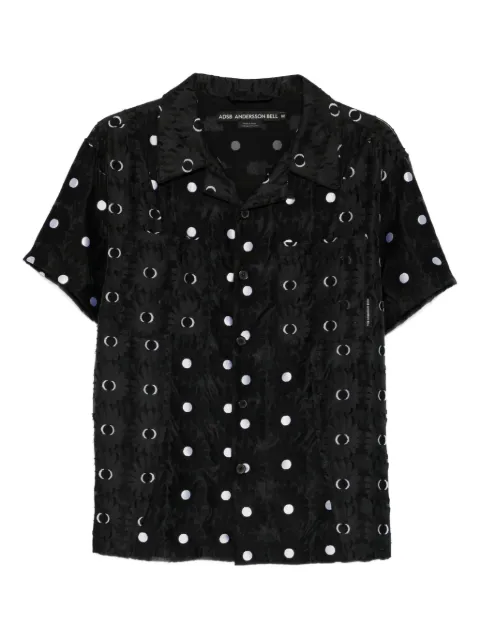 Andersson Bell floral-pattern sheer shirt
