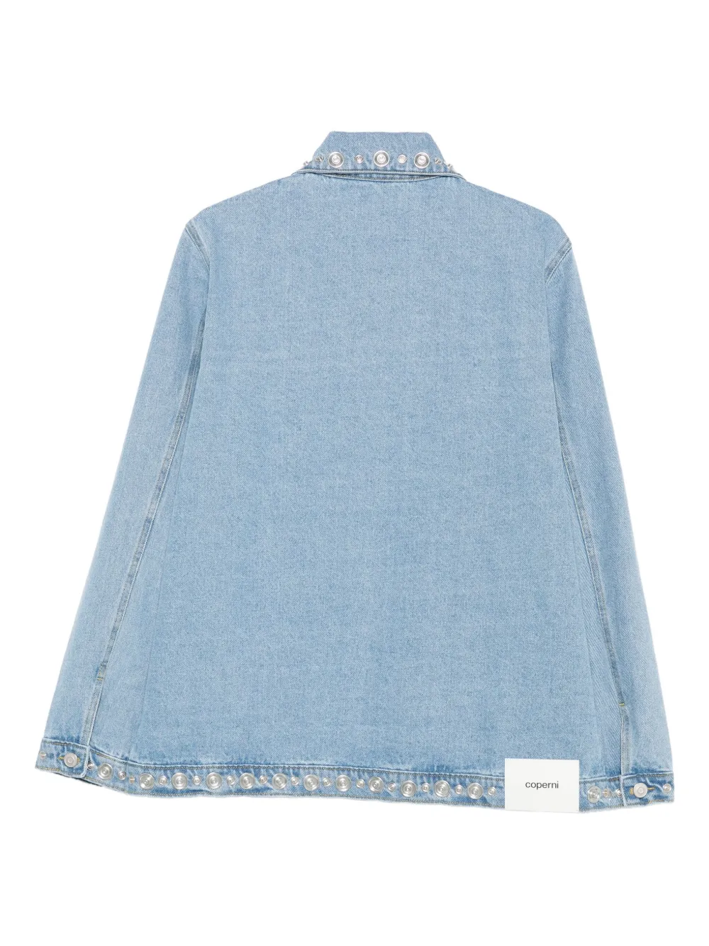 Coperni studded denim jacket Blauw