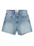 SLVRLAKE Sienna frayed-hem denim shorts - Blue