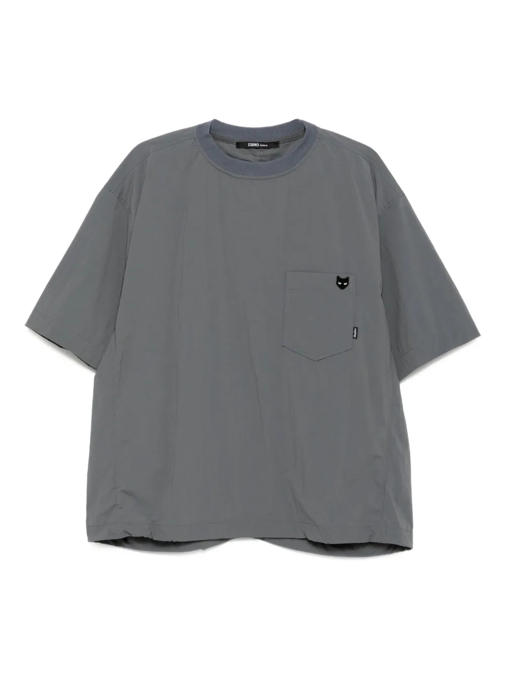 SONGZIO T-shirt met borduurwerk Grijs