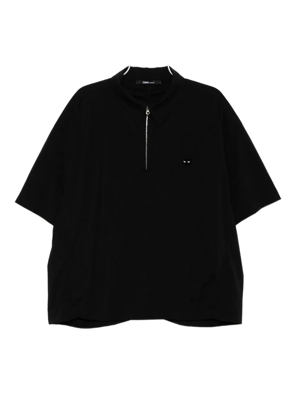 SONGZIO Zzero T-shirt met rits Zwart