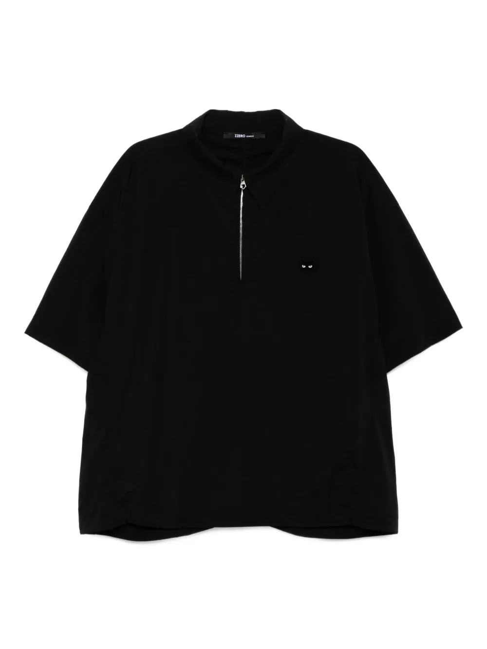 SONGZIO Zzero T-shirt met rits Zwart