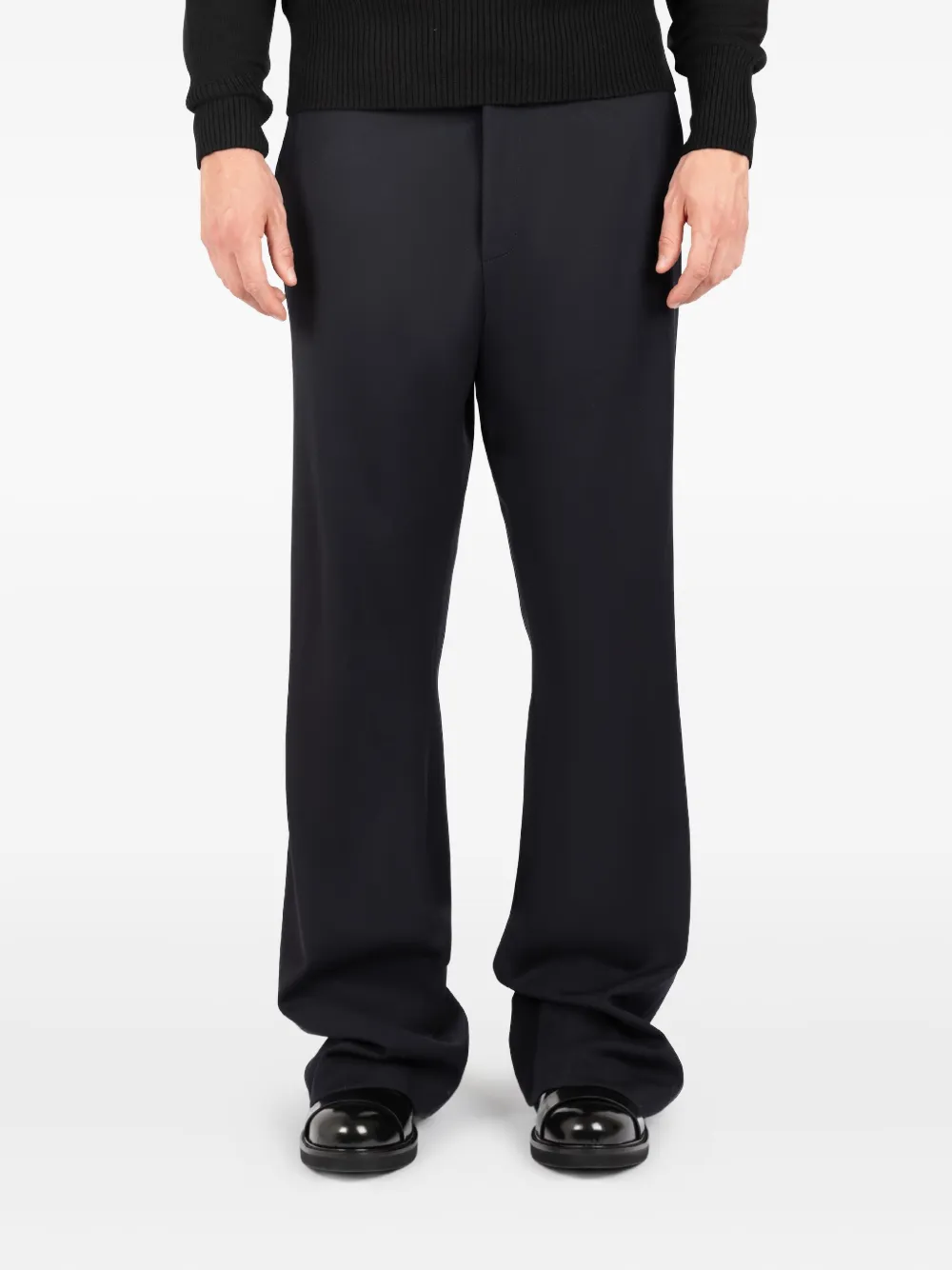 Société Anonyme centre-crease straight-leg trousers Blauw