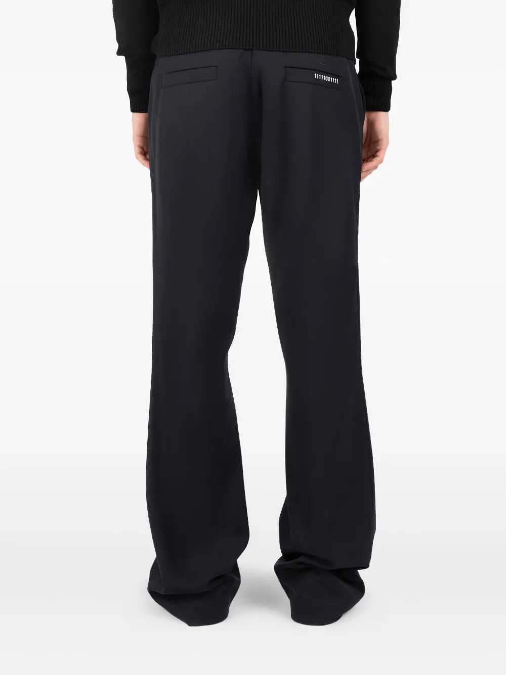 Société Anonyme centre-crease straight-leg trousers Blauw
