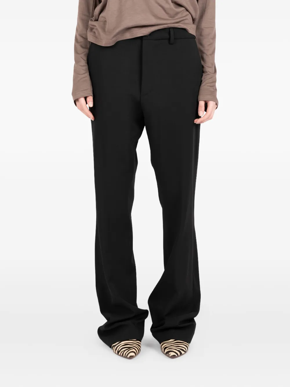 Société Anonyme pocketed straight-leg trousers Zwart