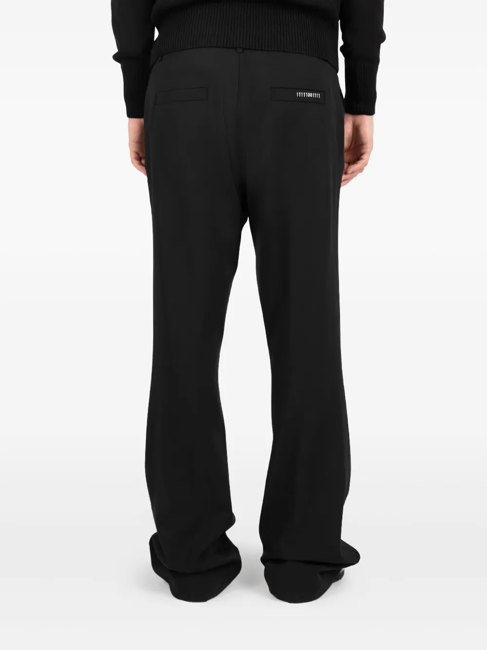 Société Anonyme pocketed straight-leg trousers Zwart
