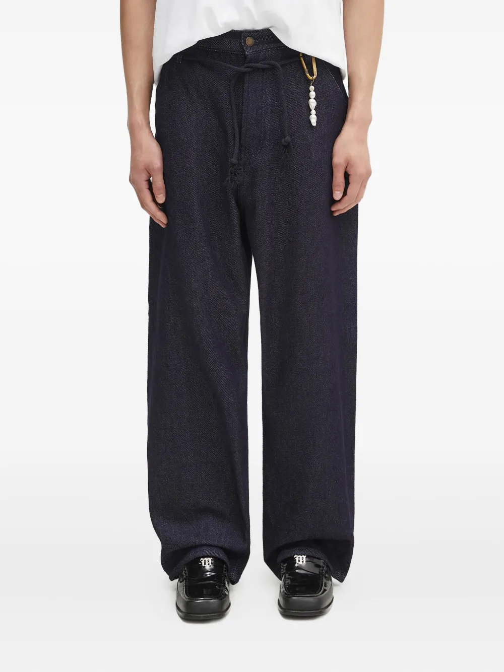 DARKPARK Calça jeans com aplicação | Azul | Image 1
