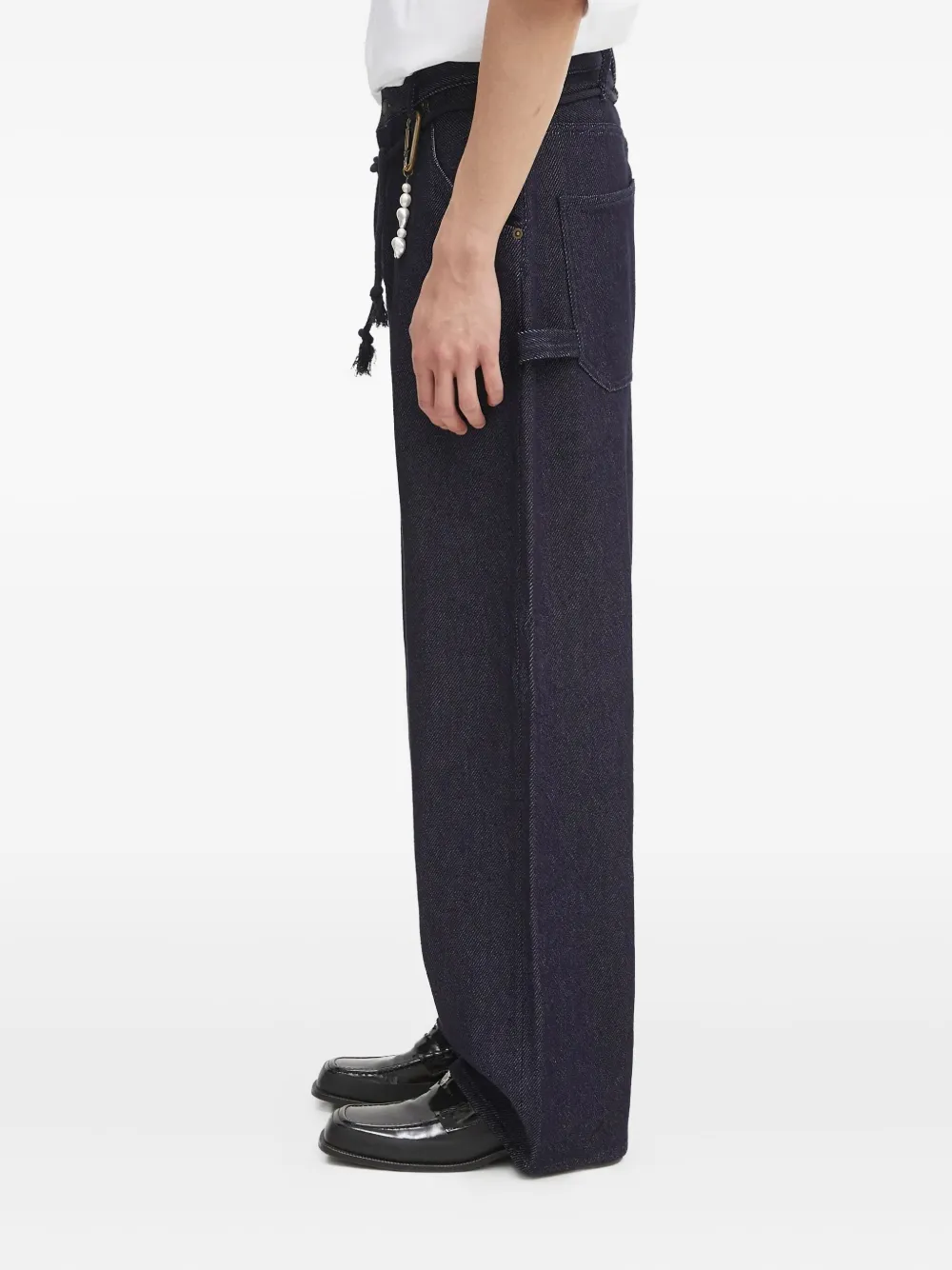 DARKPARK Calça jeans com aplicação | Calça jeans loose fit | Image 2