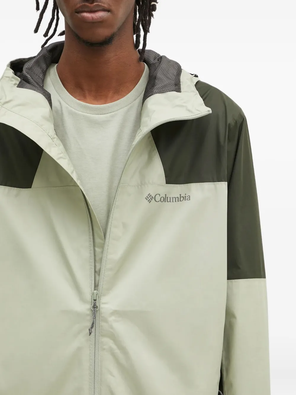 Columbia Inner Limits IV waterproof jack Groen