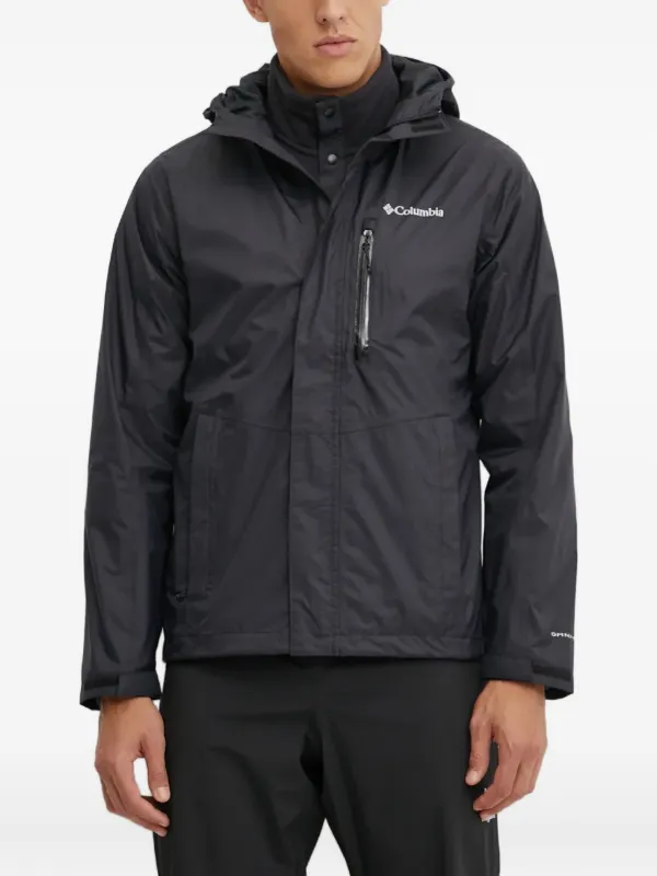 フーデッドナイロンジャケット Columbia フーデッド ジャケット | ブラック | FARFETCH JP