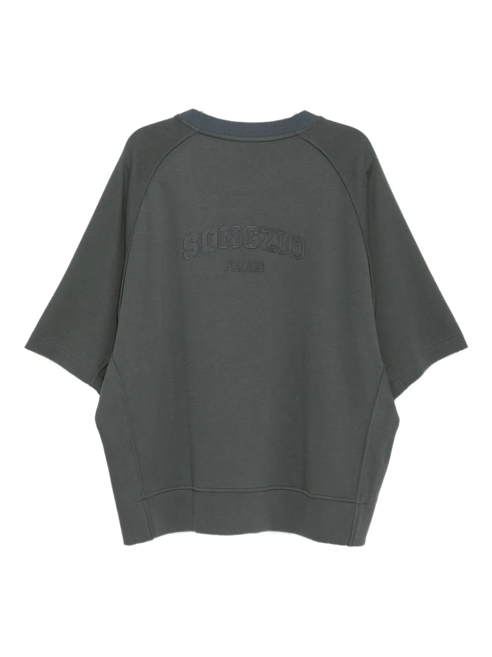 SONGZIO Raglan T-shirt met wassing Grijs