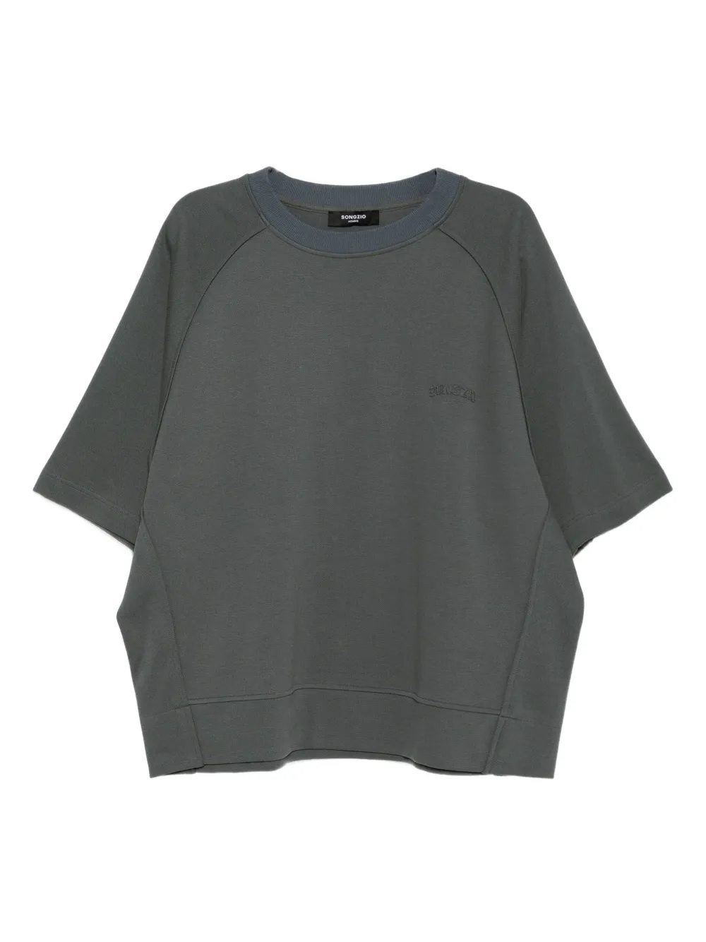SONGZIO Raglan T-shirt met wassing Grijs