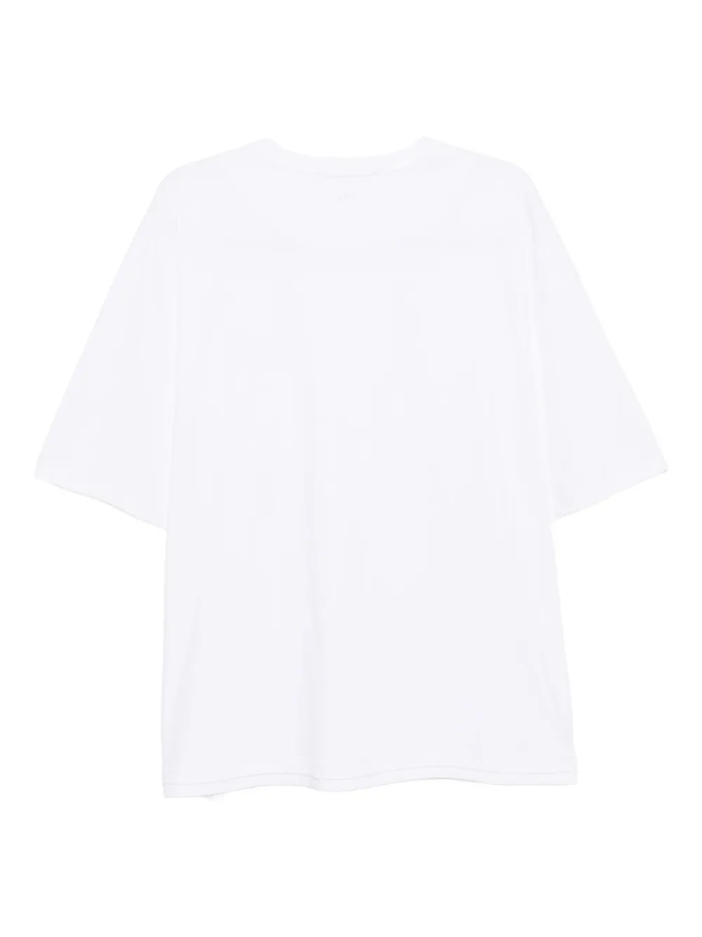 SONGZIO Panther Curve T-shirt met uitgesneden details Wit