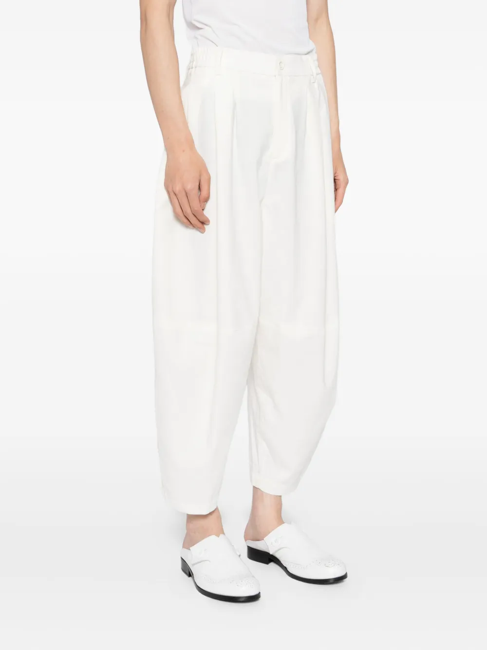 SONGZIO Homme broek met ballonpijpen Wit