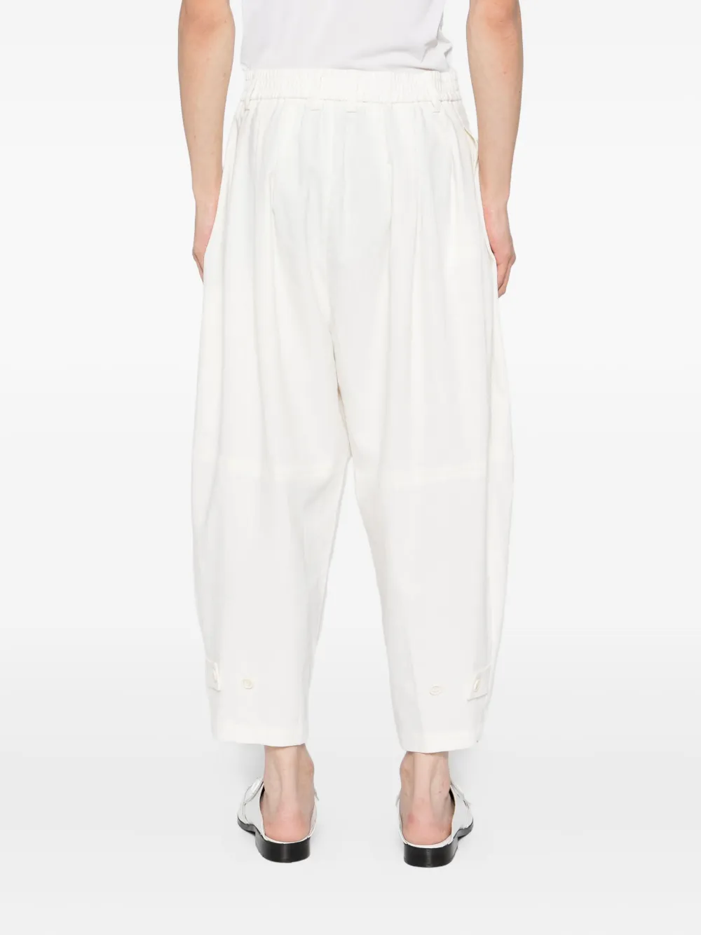 SONGZIO Homme broek met ballonpijpen Wit