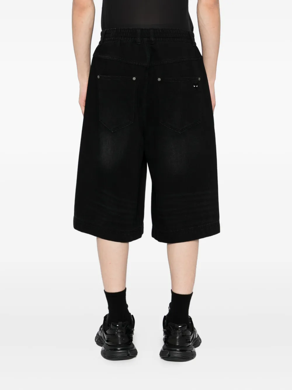 SONGZIO Zzero denim shorts Zwart