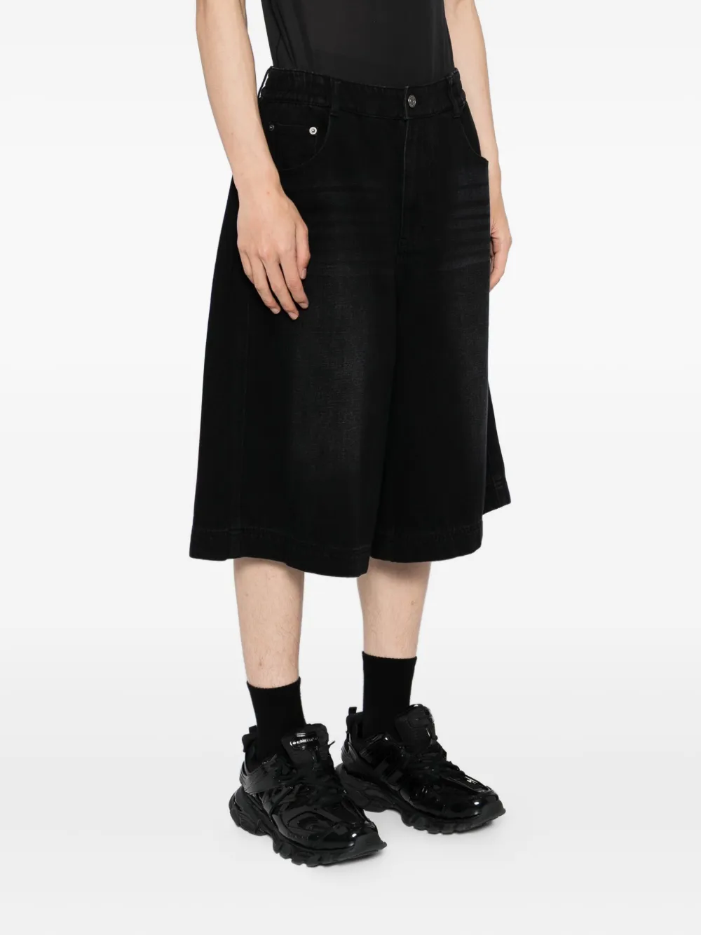SONGZIO Zzero denim shorts Zwart