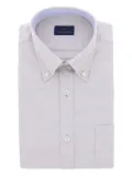 Paul & Shark herringbone-pattern button-cuff shirt - Grey