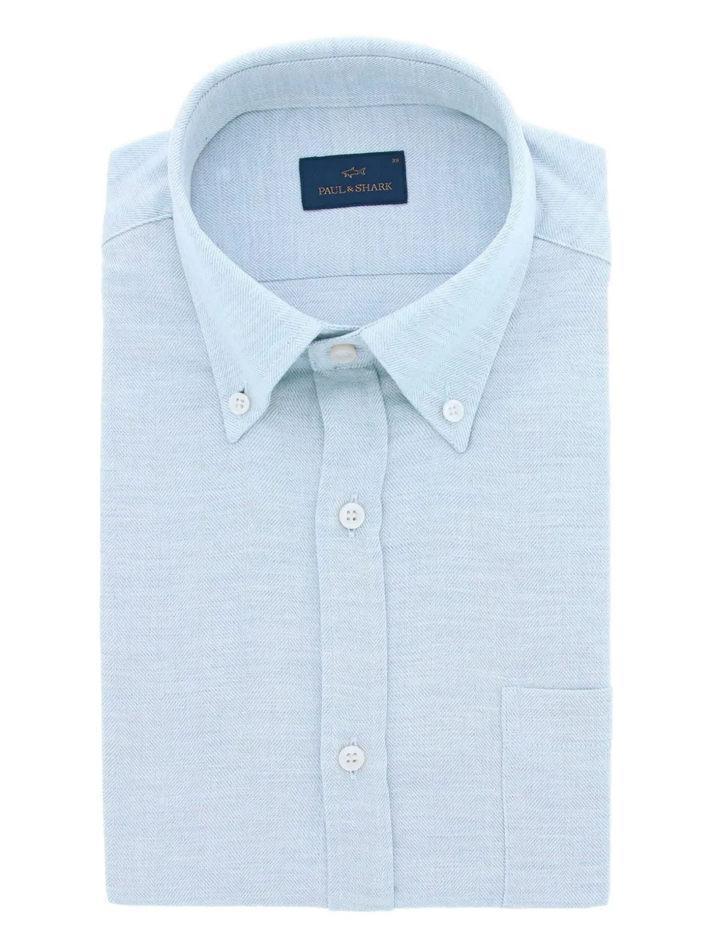 Paul & Shark Button-fastening Shirt In Blue