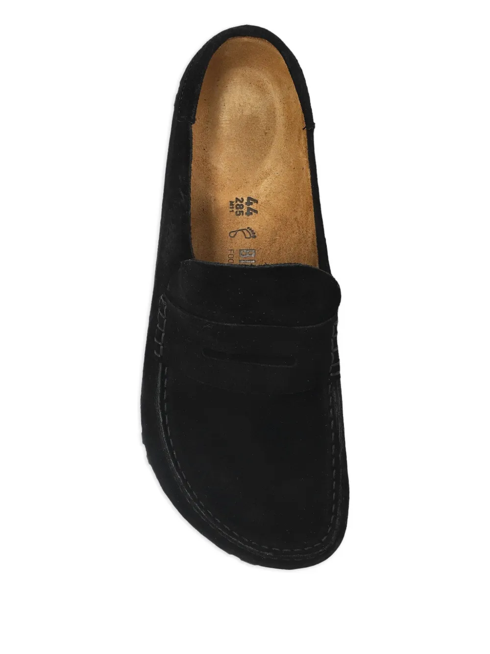 Birkenstock Naples suede loafer-style mules Black