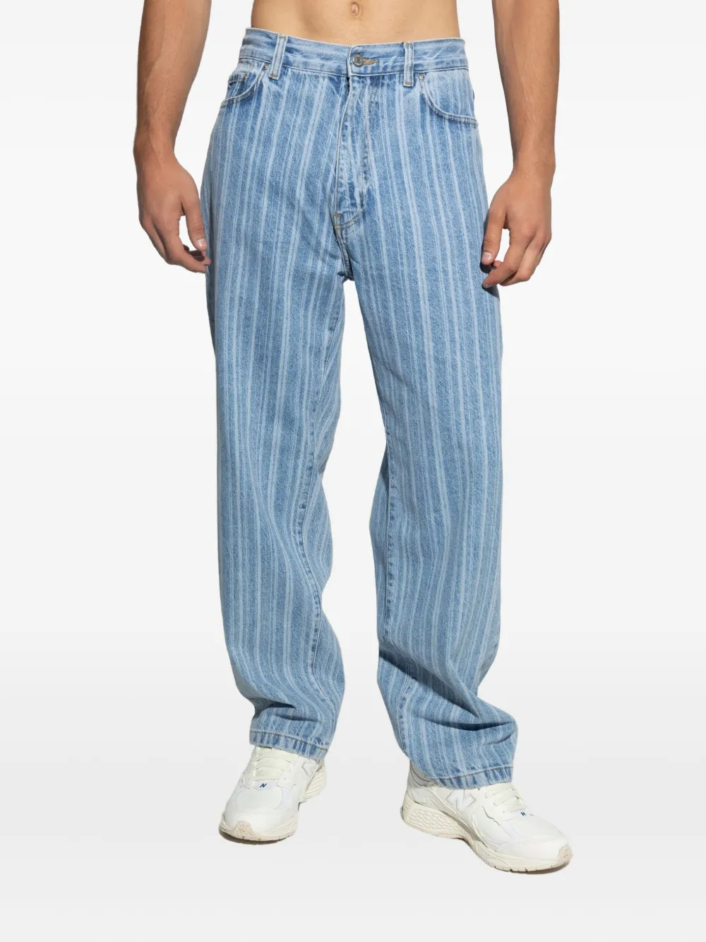 Carhartt WIP Rylan striped jeans Blauw
