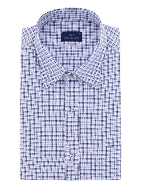 Paul & Shark camisa con motivo de cuadros gingham