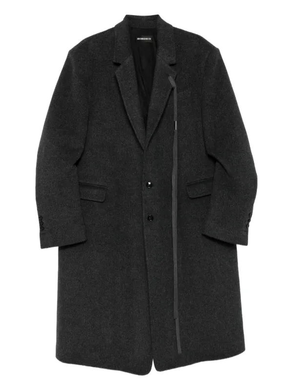 Ann Demeulemeester Single-breasted Coat in Grey