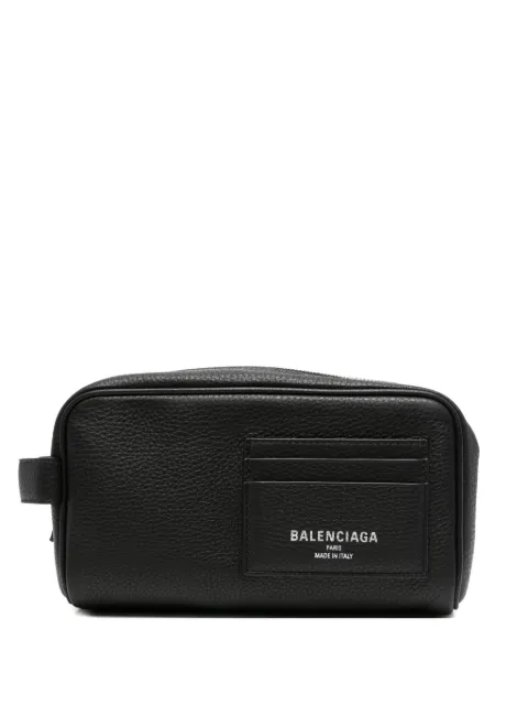 Balenciaga logo-print wash bag