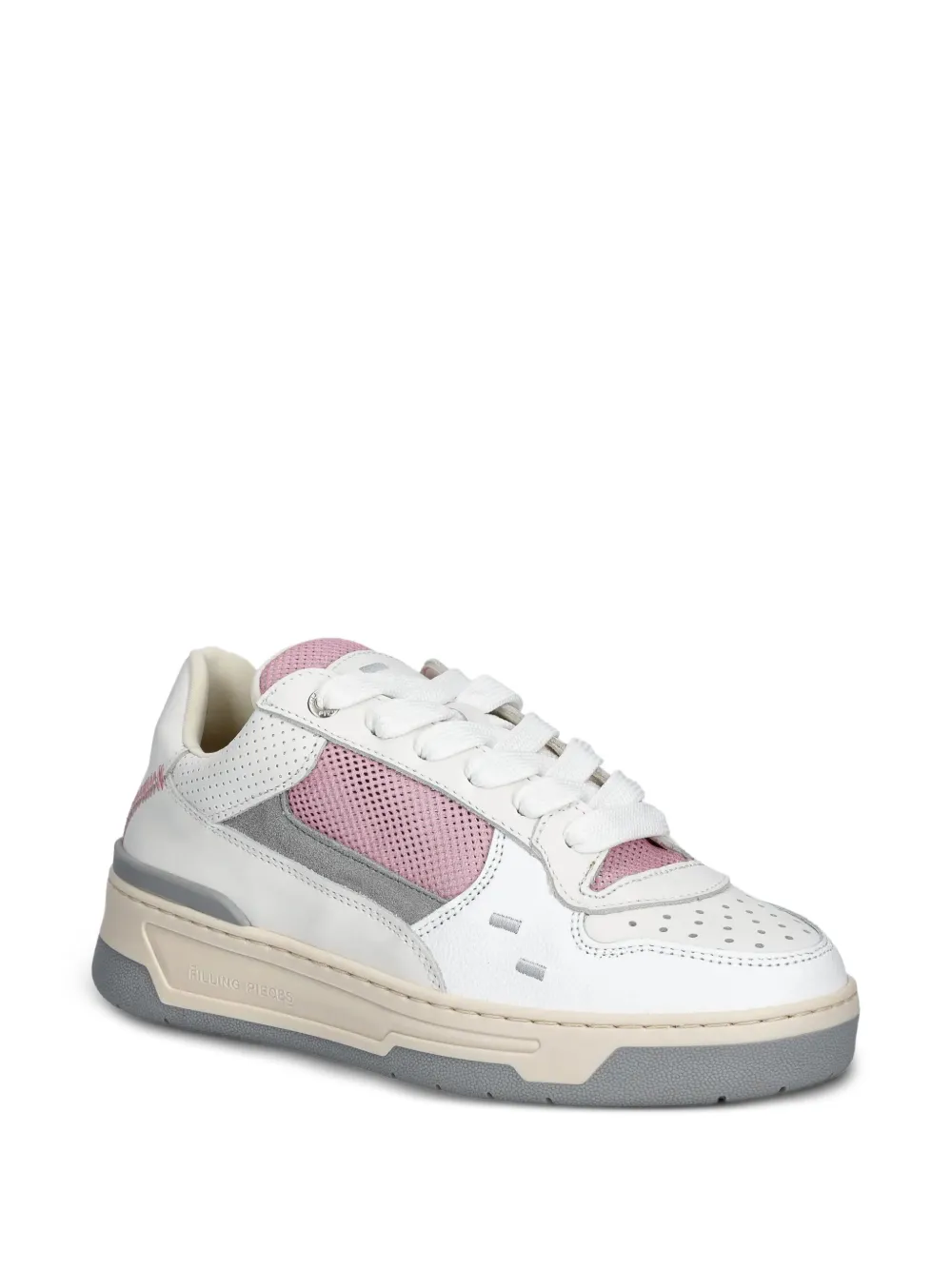 Filling Pieces Cruiser Stride sneakers met geperforeerd mesh vlak - Wit