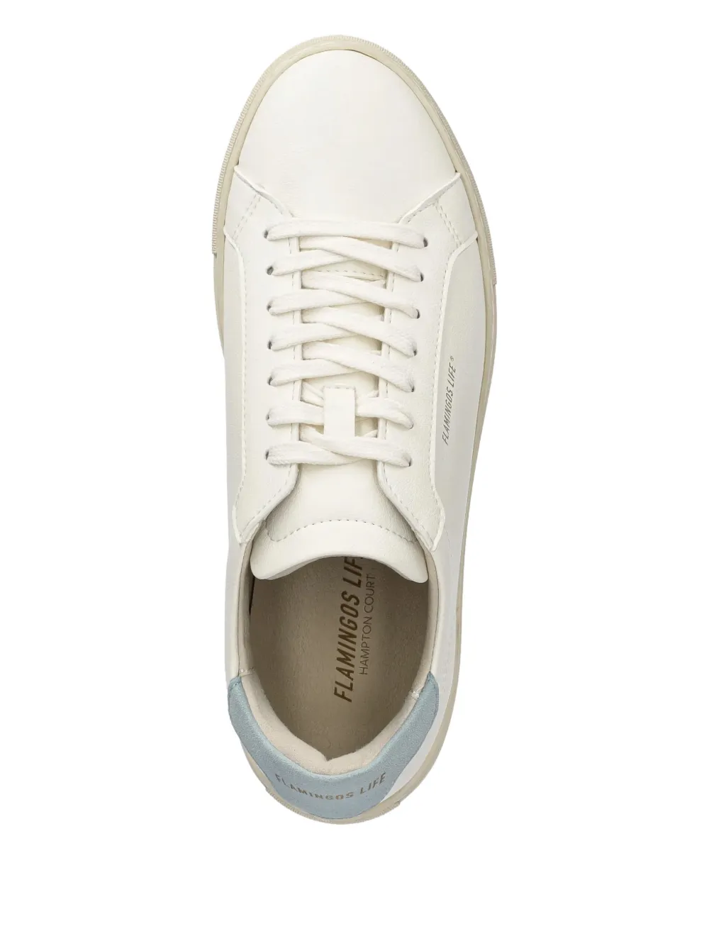 Flamingos leather sneakers White