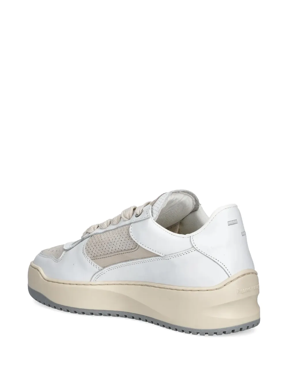 Filling Pieces Avenue Pixie perforated leather panel sneakers White