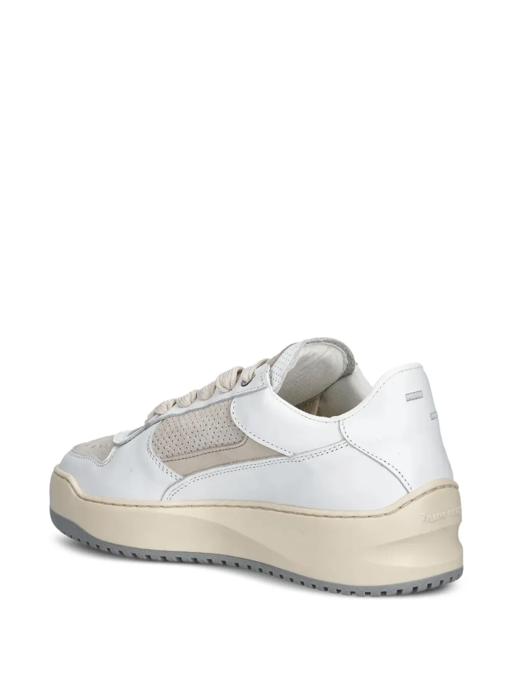 Filling Pieces Avenue Pixie perforated leather panel sneakers White