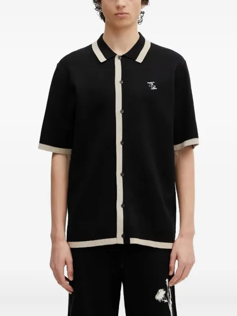 Filling Pieces floral-print knitted shirt