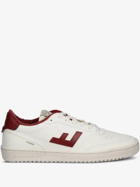 Flamingos leather-panelled terry-cloth sneakers