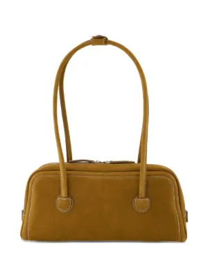 トートバッグ Marge Sherwood calf-suede top handle tote bag Marge Sherwood Calf-suede Top Handle Tote Bag In Brown
